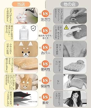 ゆたんぽ様限定 Amazon.co.jp: MOTIFUN 湯たんぽ ゆたんぽ 注水式 【2L 大容量 4